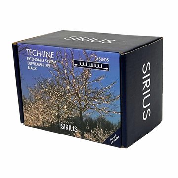 Sirius Tech-Line suppleringssæt - Lyskæde med 45 LED'er i varm hvid på 4,5 meter 45707